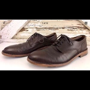 FRYE Men’s Brown Leather Oxford Tie Shoes Sz 13